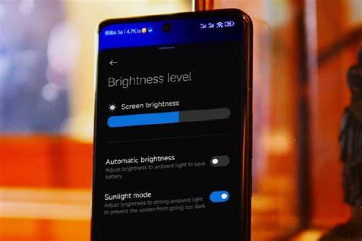 Brightness & Lock dialogue