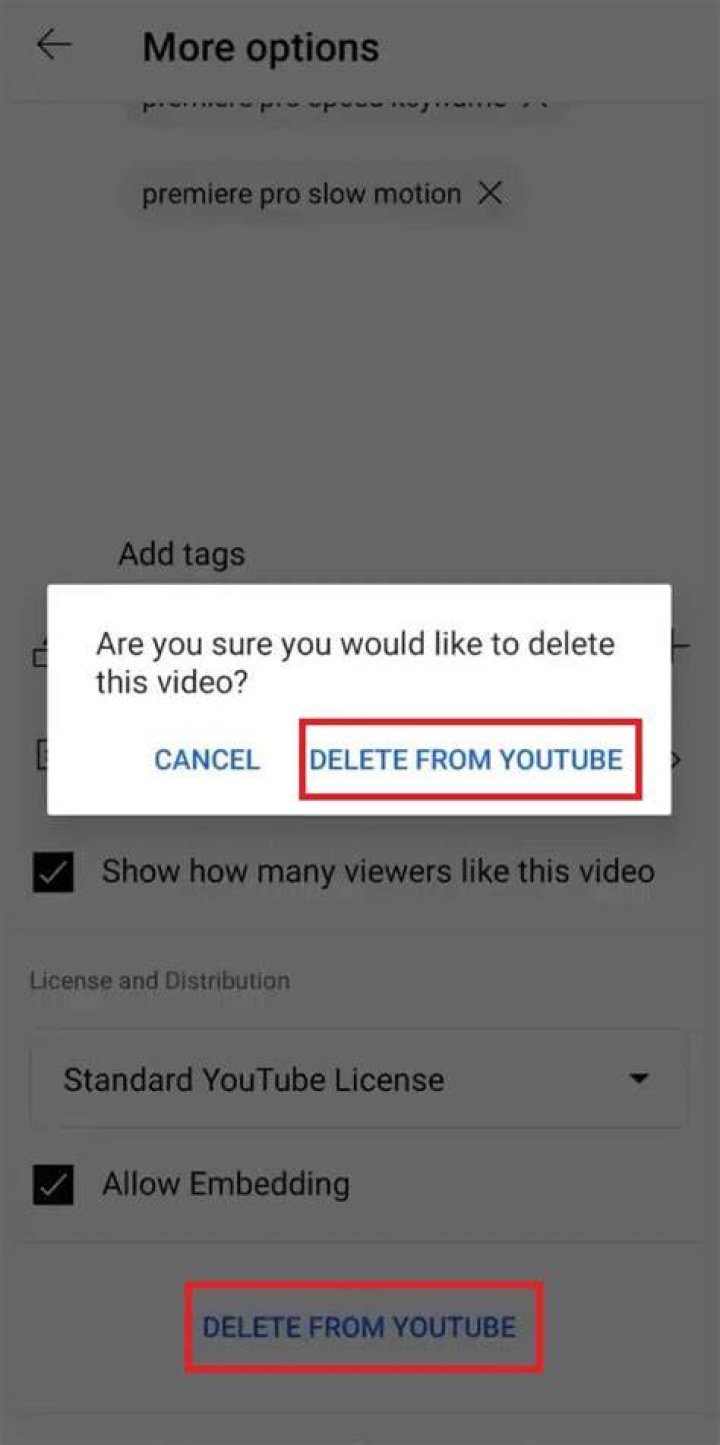 delete from studio