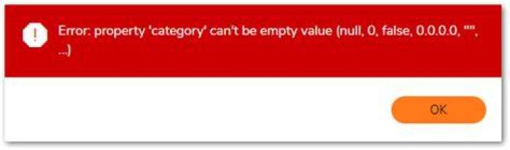 empty value