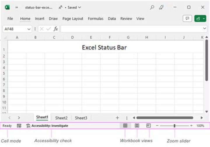 Enable Display in status bar