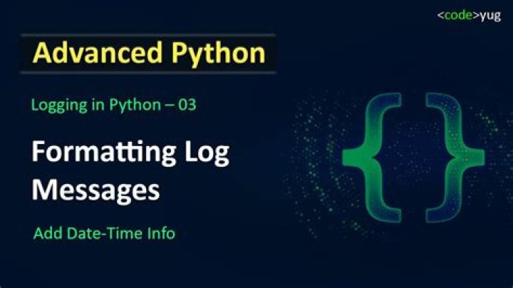 format log messages