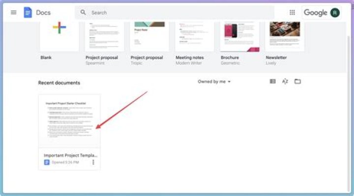 google doc screenshot