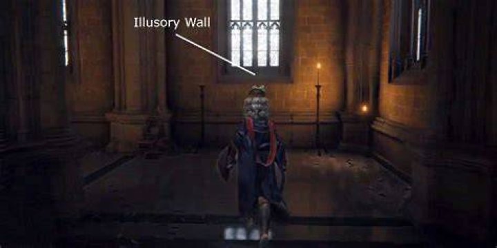 How to open illusory walls with messages in front of it?