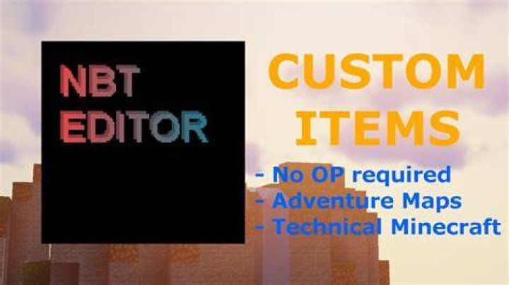 How to use a NBT Editor