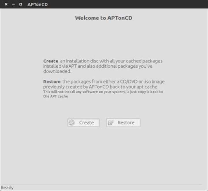 Install aptoncd