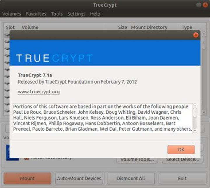 Install truecrypt