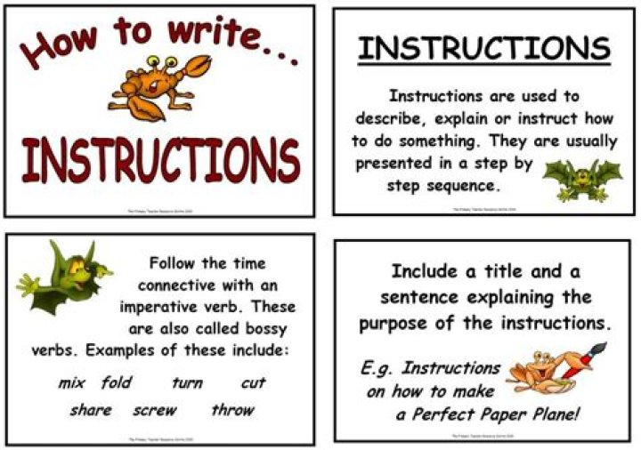 instructions