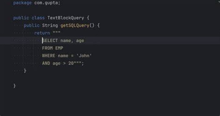 IntelliJ IDEA Text Blocks support