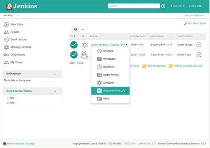 Jenkins Screenshot