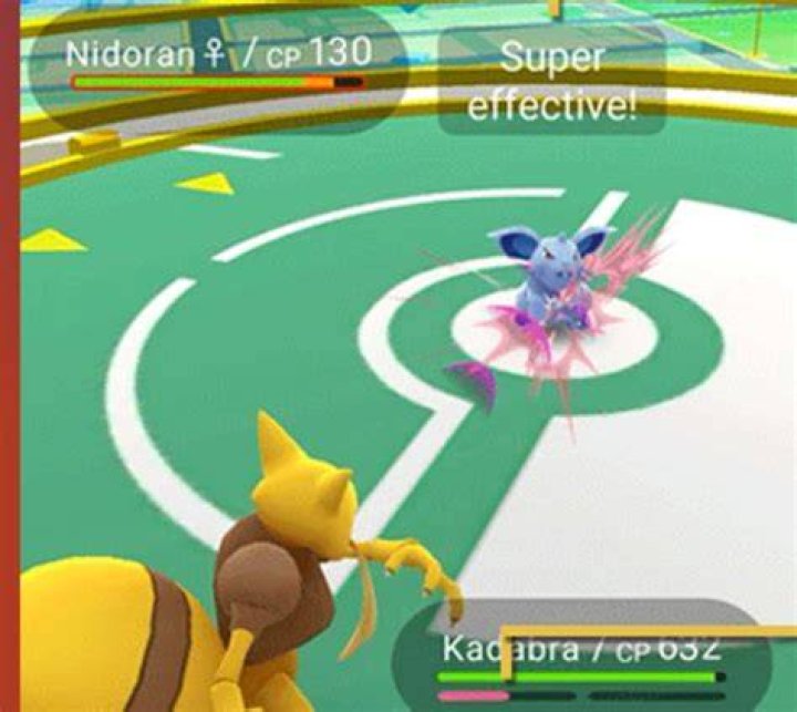 kadabra attacking nidoran