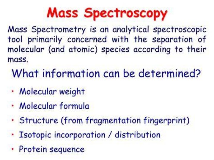 mass spectroscopy