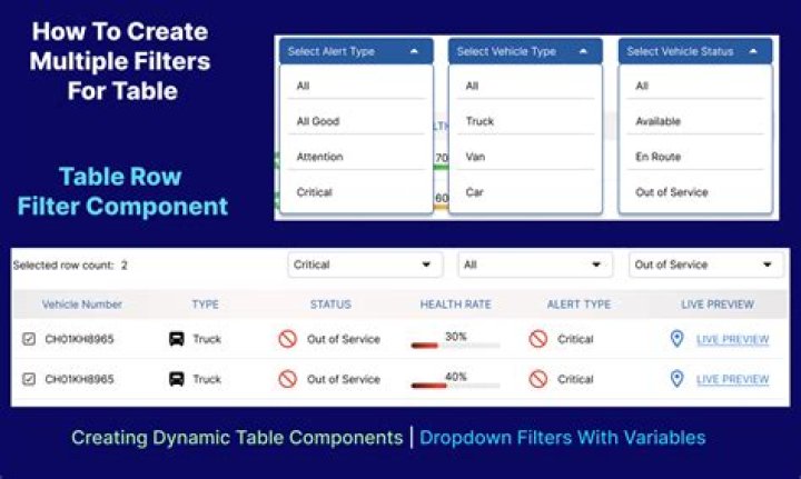 Multi filter example