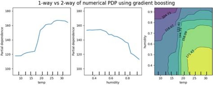 Partial dependence plots