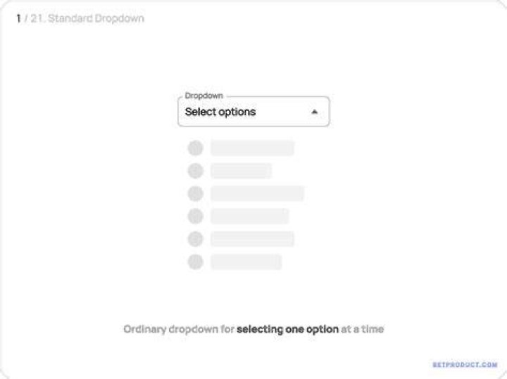 Picture showing error on dropdown