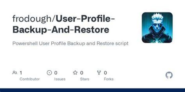 profile backup and restore
