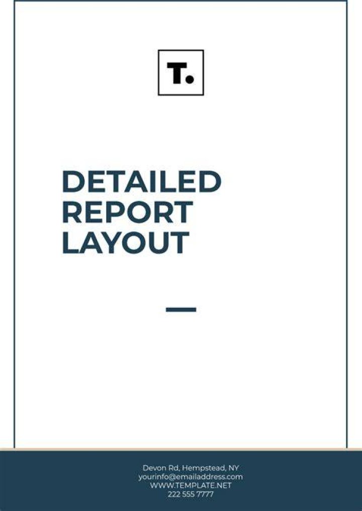report layout