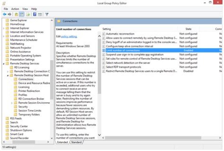 Screenshot describing solution
