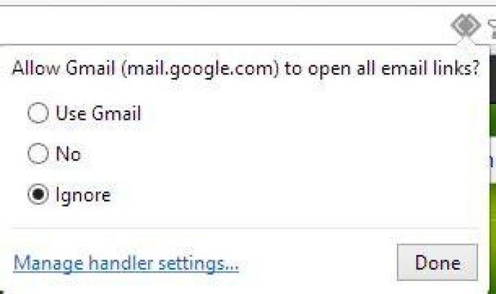 Set mailto in chrome