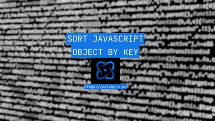 Sorting a javascript object by property value