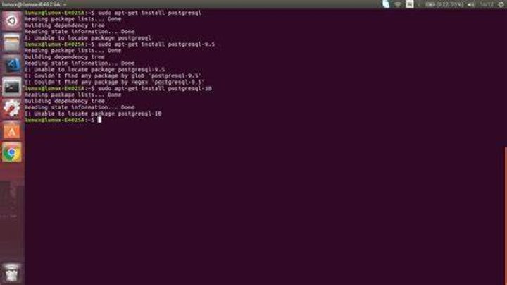 terminal install logs