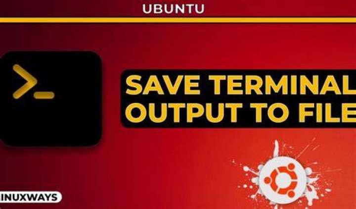 Terminal output