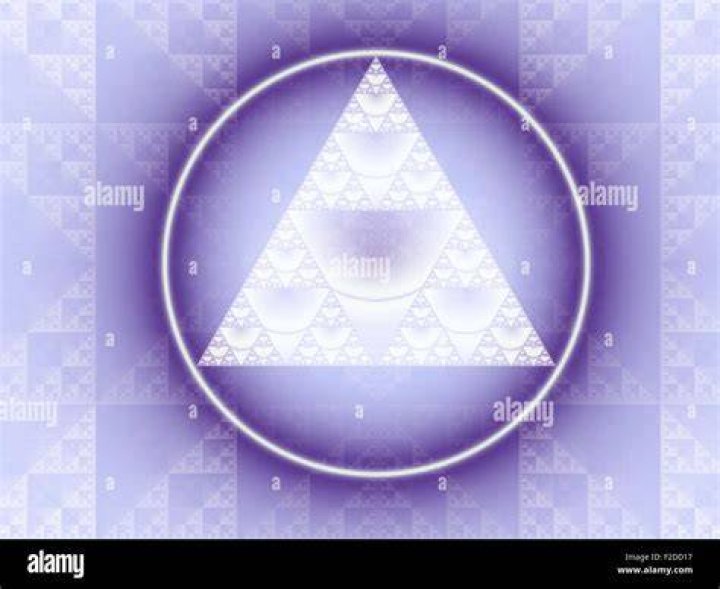 triangles and circle