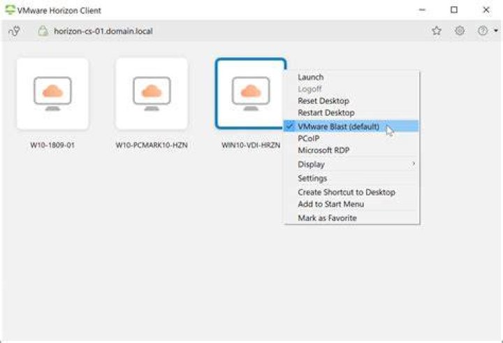vmware horizon desktop file before edit with "Exec" line highlighted