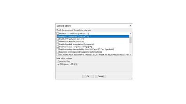 Where Compiler settings are