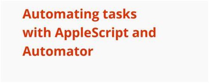 workflow with applescript