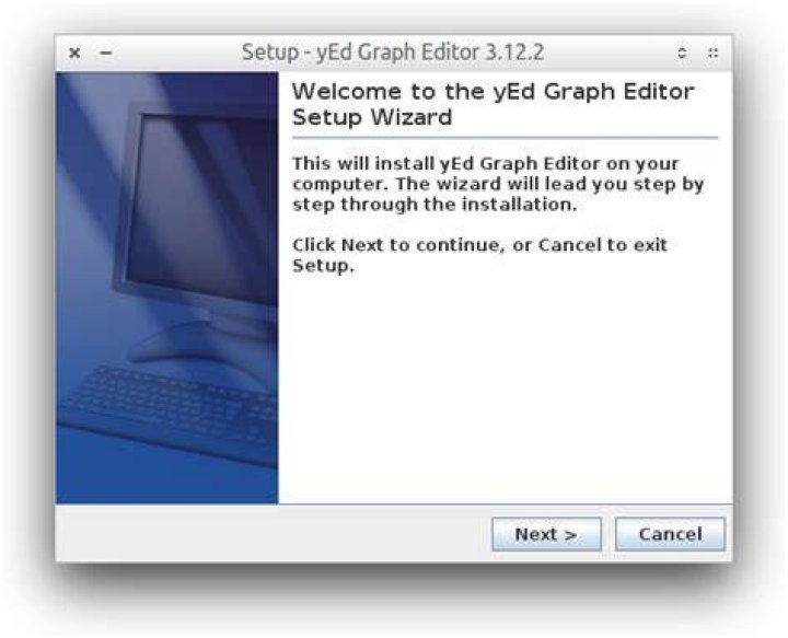 yEd installer GUI